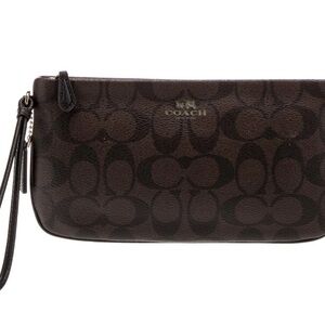Coach Single Zip Wristlet
